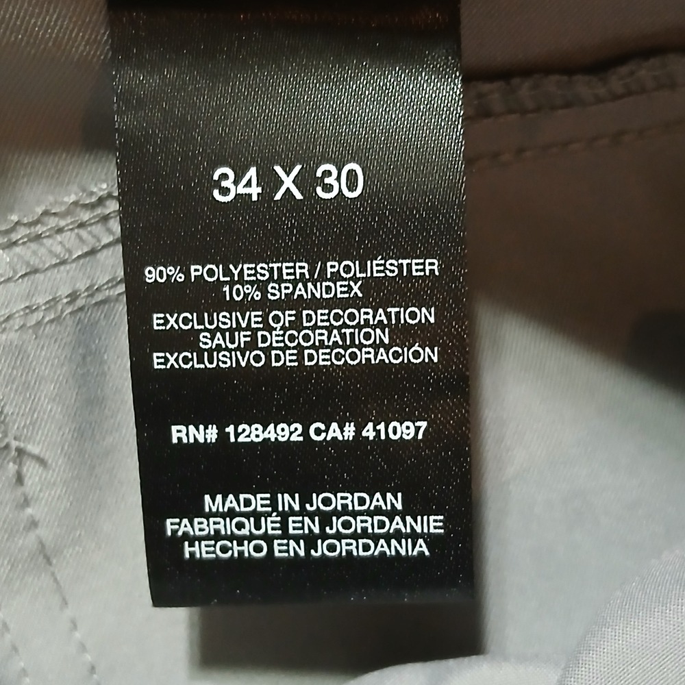 Greg Norman Shark Mens Gray Golf‎ Pants Performance Stretch 34x30 RN128492 - Picture 4 of 8